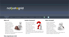 Desktop Screenshot of notjustagrid.com